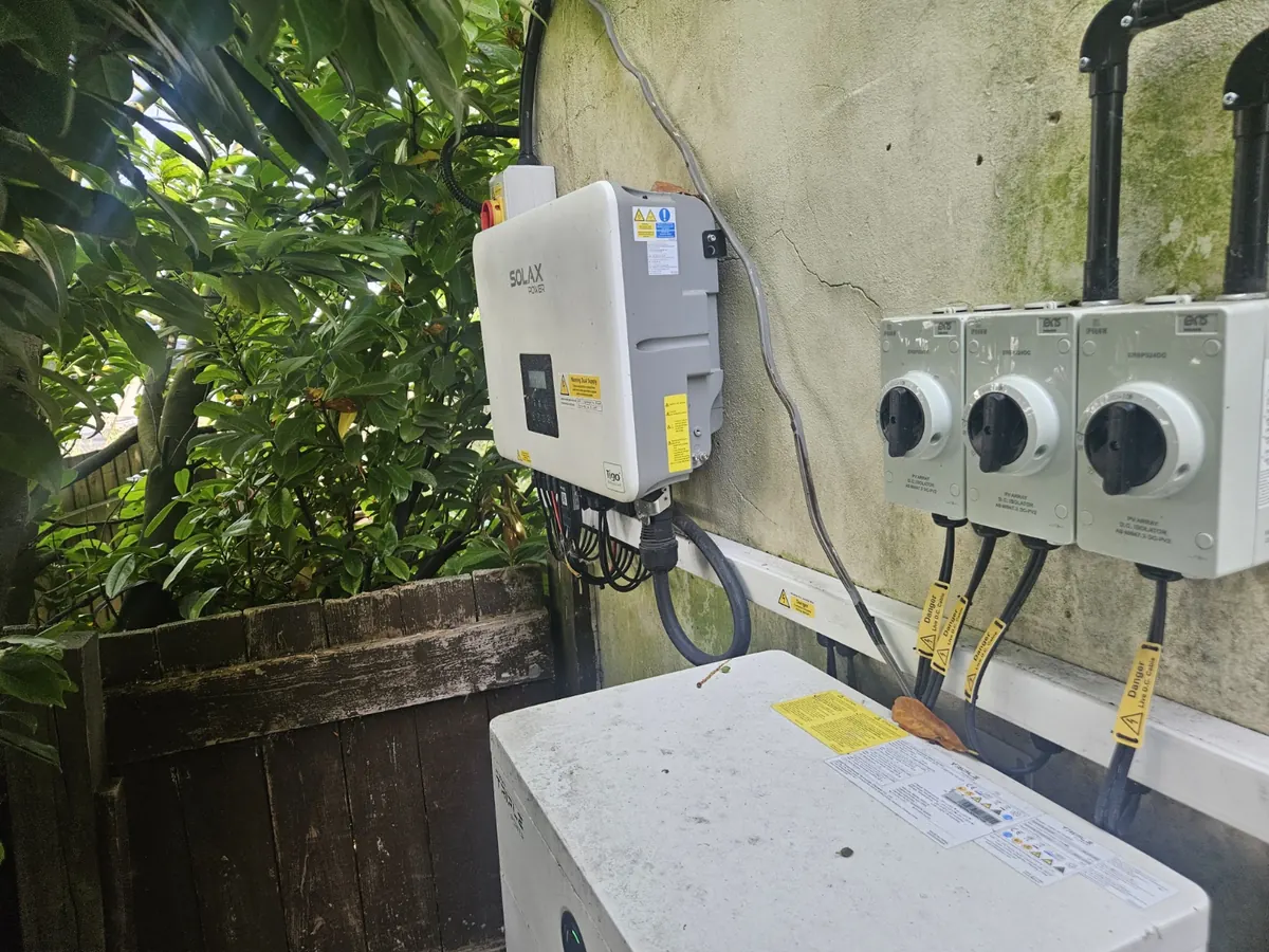 Inverter and electrical equipment installed as part of the residential system upgrade